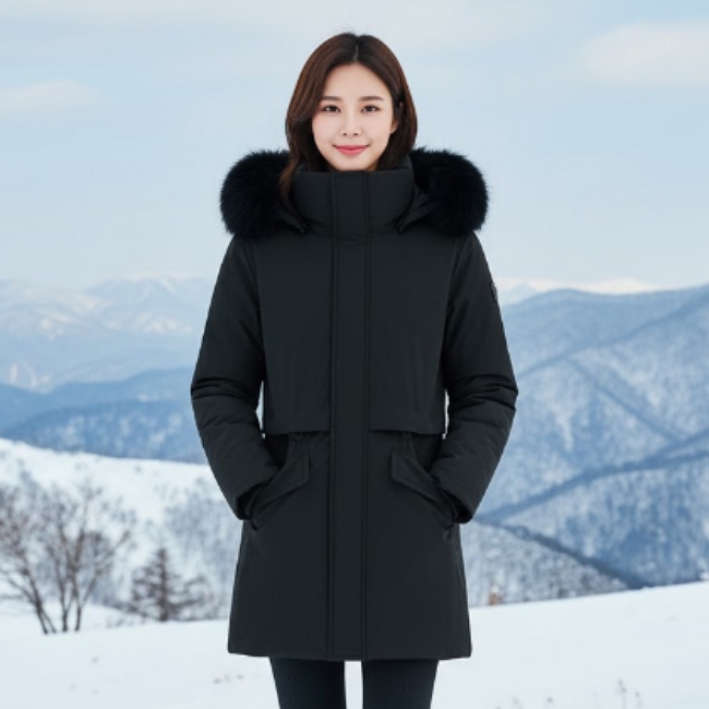 MILLET 밀레 여성 겨울 고어텍스 아웃도어 구스다운 패딩점퍼 - 상품 이미지