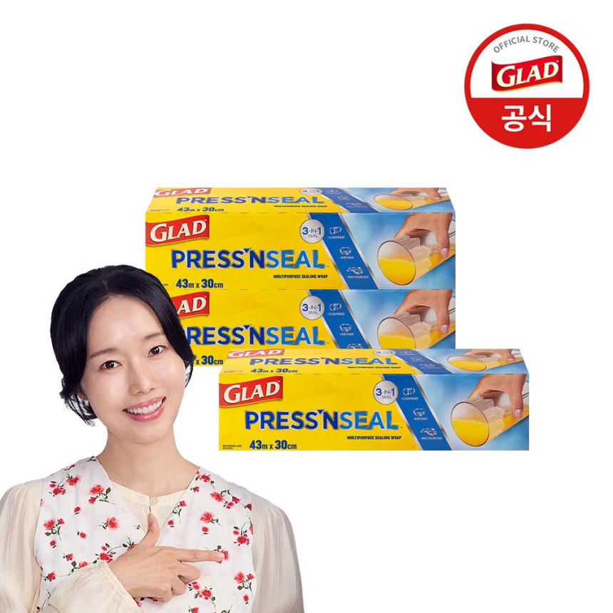 [BEST 글래드 이정현 매직랩 점보 샌드위치 주방랩 비닐랩 점보형 코스트코 43.4mX30cm, 3개 사진 6