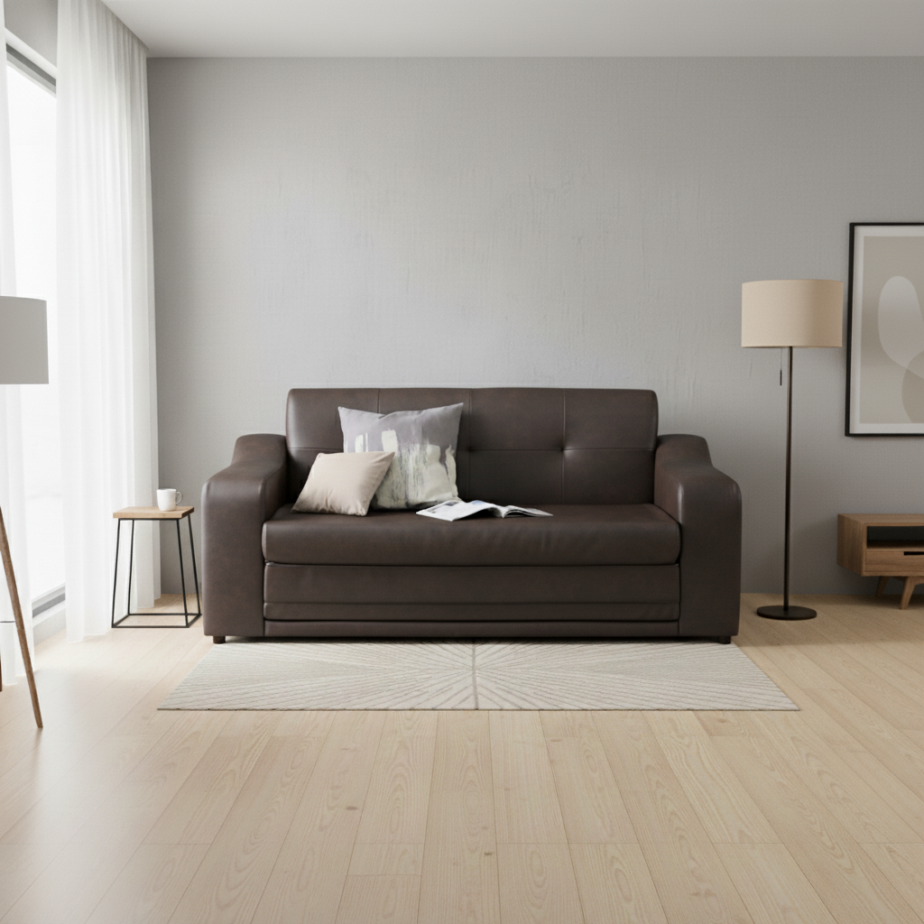 국내제작 레이나 3인용 쇼파베드 접이식 저상형 좌식 침대