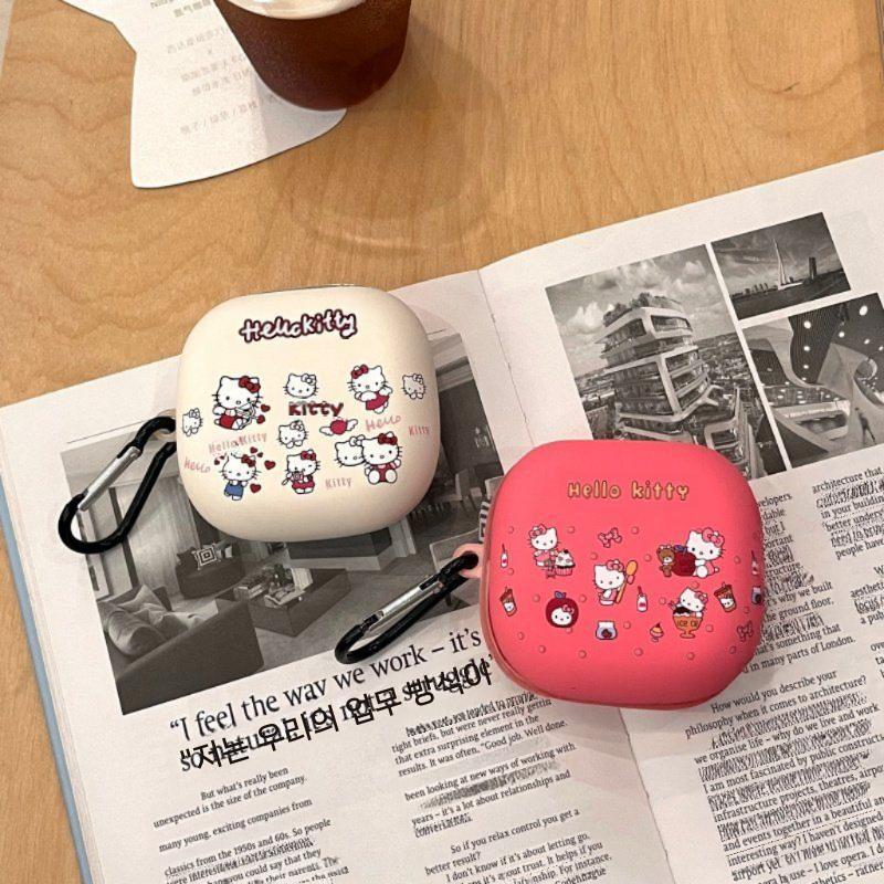 샥즈 오픈핏2 플러스 보호 케이스 키티 고양이 OpenFit 2+ t921 실리콘 커버 - 상품 이미지