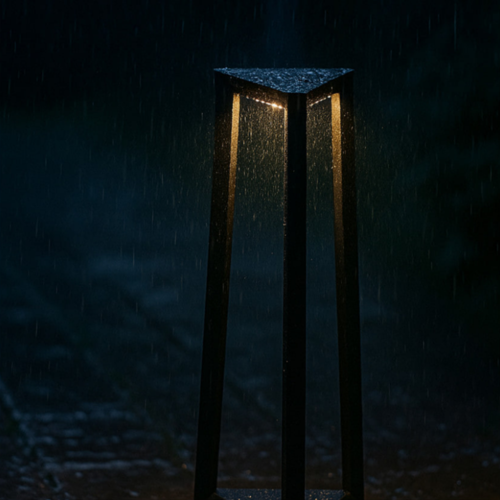 LED 모던 전기 정원등 잔디등 경관조명 외등 정원조명 블랙(대) 이미지 8