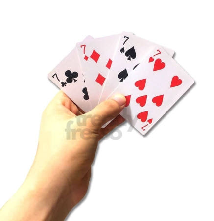 [트렌디프레소협력사]노드룸 7이2카드 포커사이즈 고급형 숫자 점보 카드마술