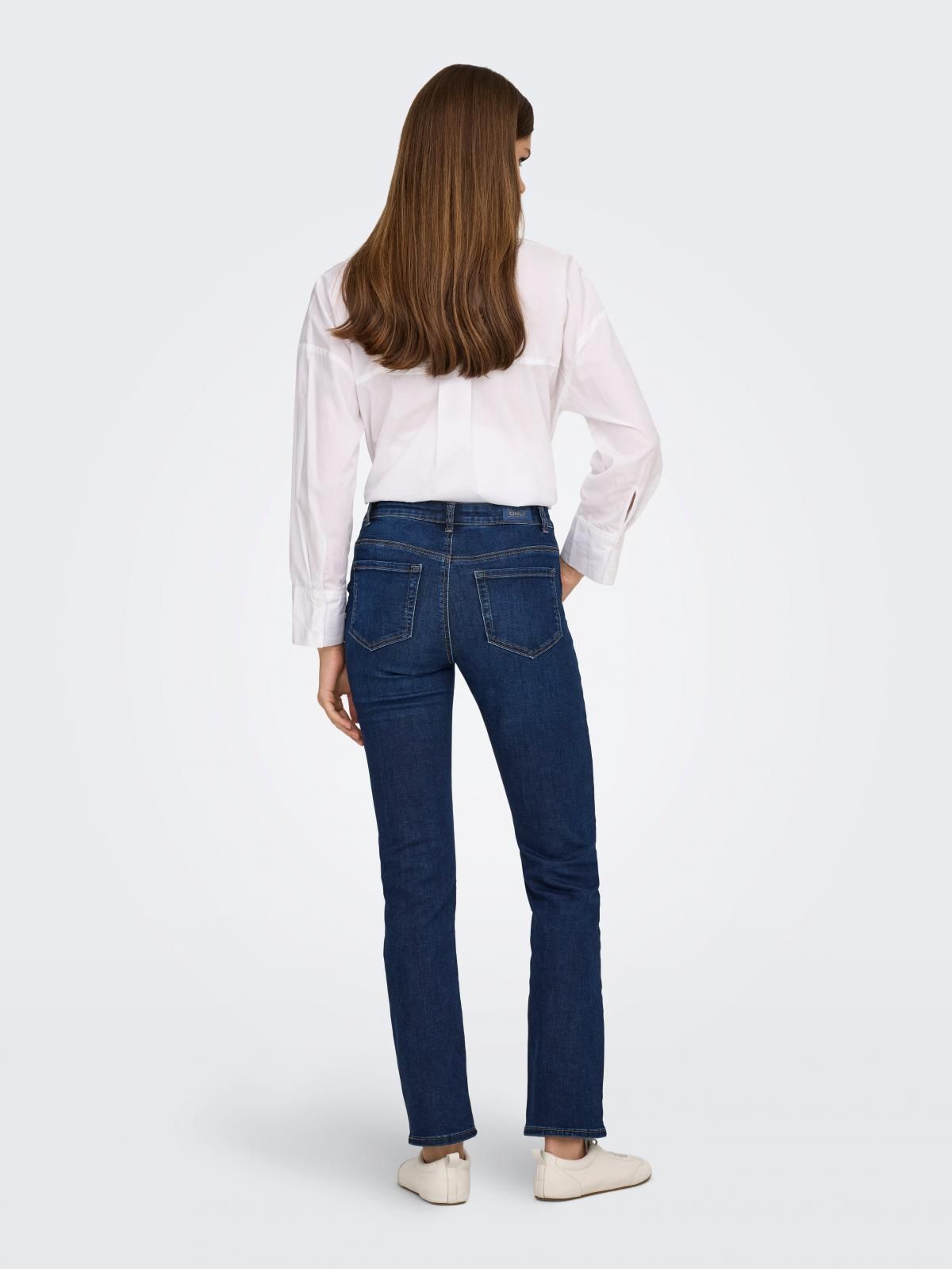 온리 데님 미드웨이스트 슬림핏 청바지 15318589_2114 BLUE / DARK BLUE DENIM - 상세 이미지 2