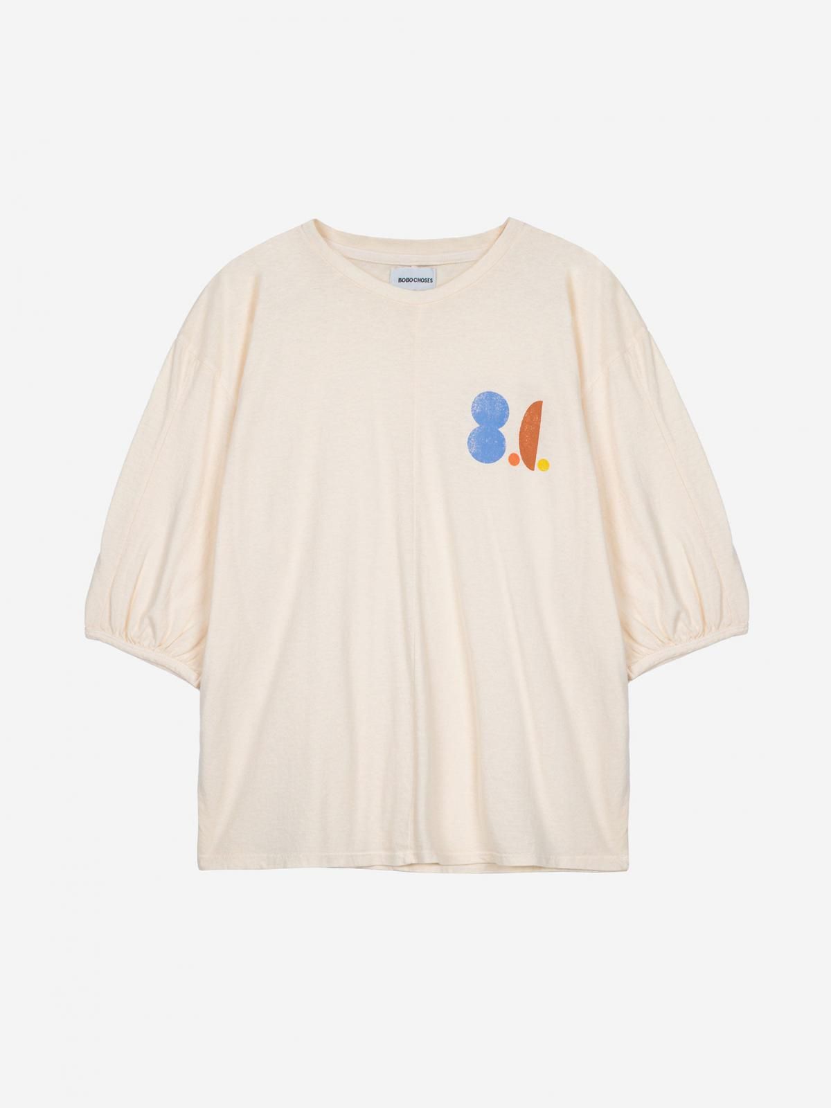 보보쇼즈 오가닉 루즈핏 화이트 크롭 티셔츠 123TD001 ONE COLOR - 상품 이미지
