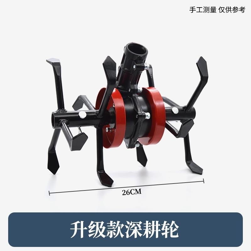 벌초 예초기 로타리 날 쟁기 벌초기 예초기장착 자주식 관리기 북주기 괭이 블레이드 1쌍 - 상세 이미지 3