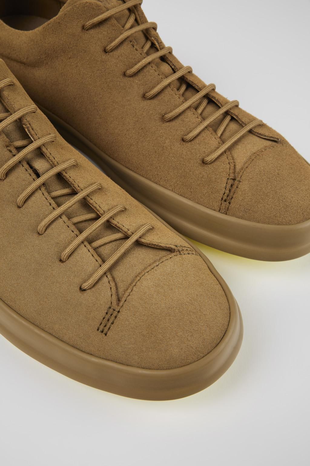 캠퍼 누벅 로우탑 브라운 스니커즈 Chasis K100373-046 BROWN - 상세 이미지 2