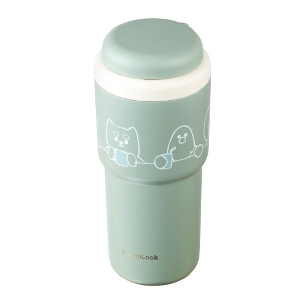 짤툰 짐승친구들 락앤락 마카롱 보온 보냉 텀블러 480ml 민트 - 상품 이미지