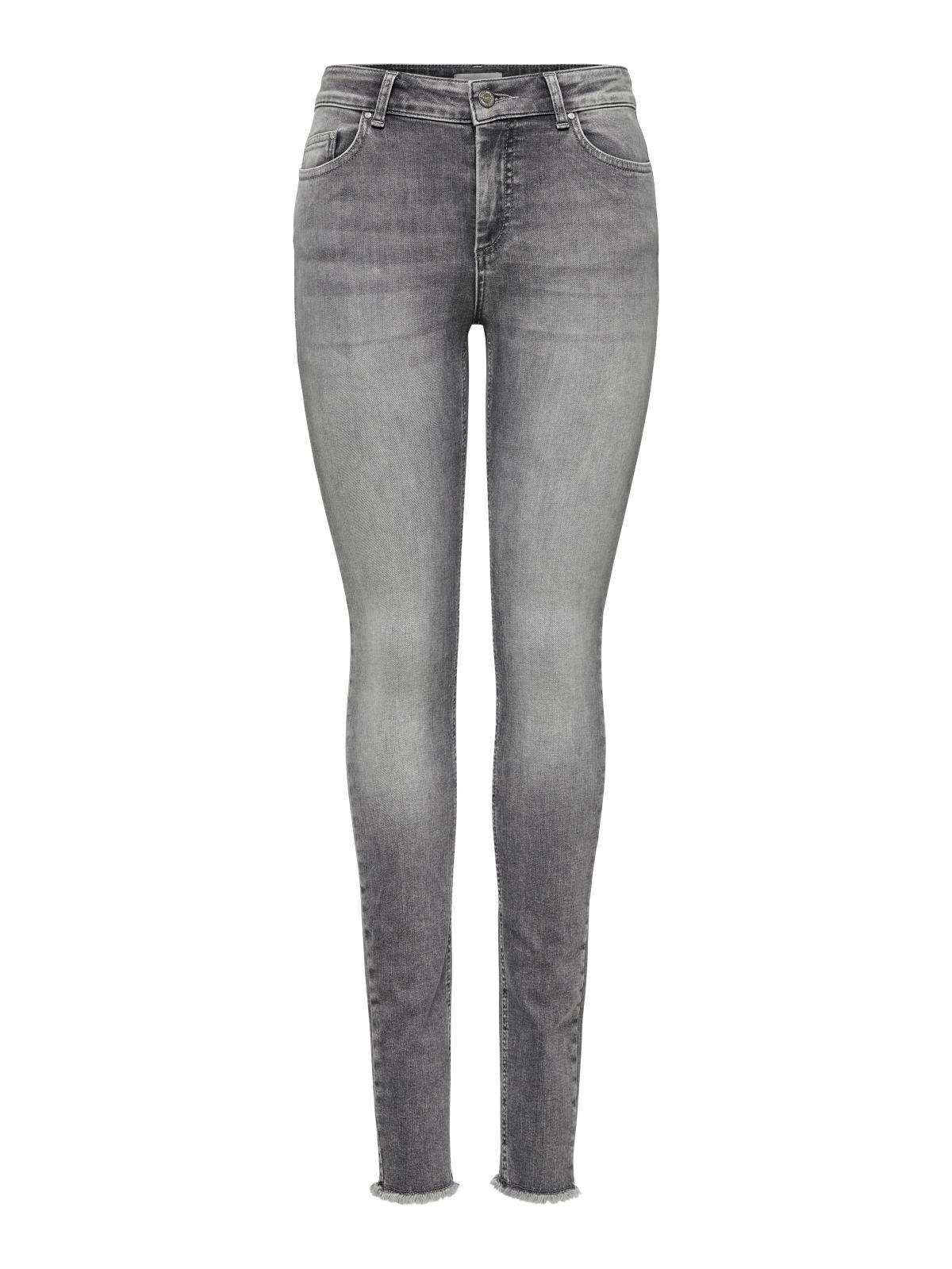 온리 미드웨이스트 테크니컬 스키니핏 데님 팬츠 15188520_3601 GREY / GREY DENIM - 상세 이미지 3