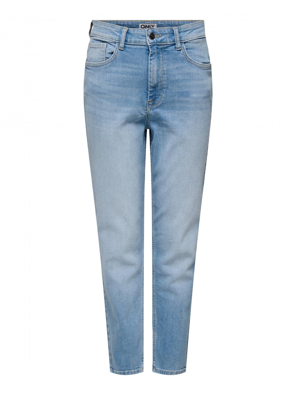 온리 데님 하이라이즈 맘핏 진 연청 여성 15355184_2116 BLUE / LIGHT BLUE DENIM - 상품 이미지