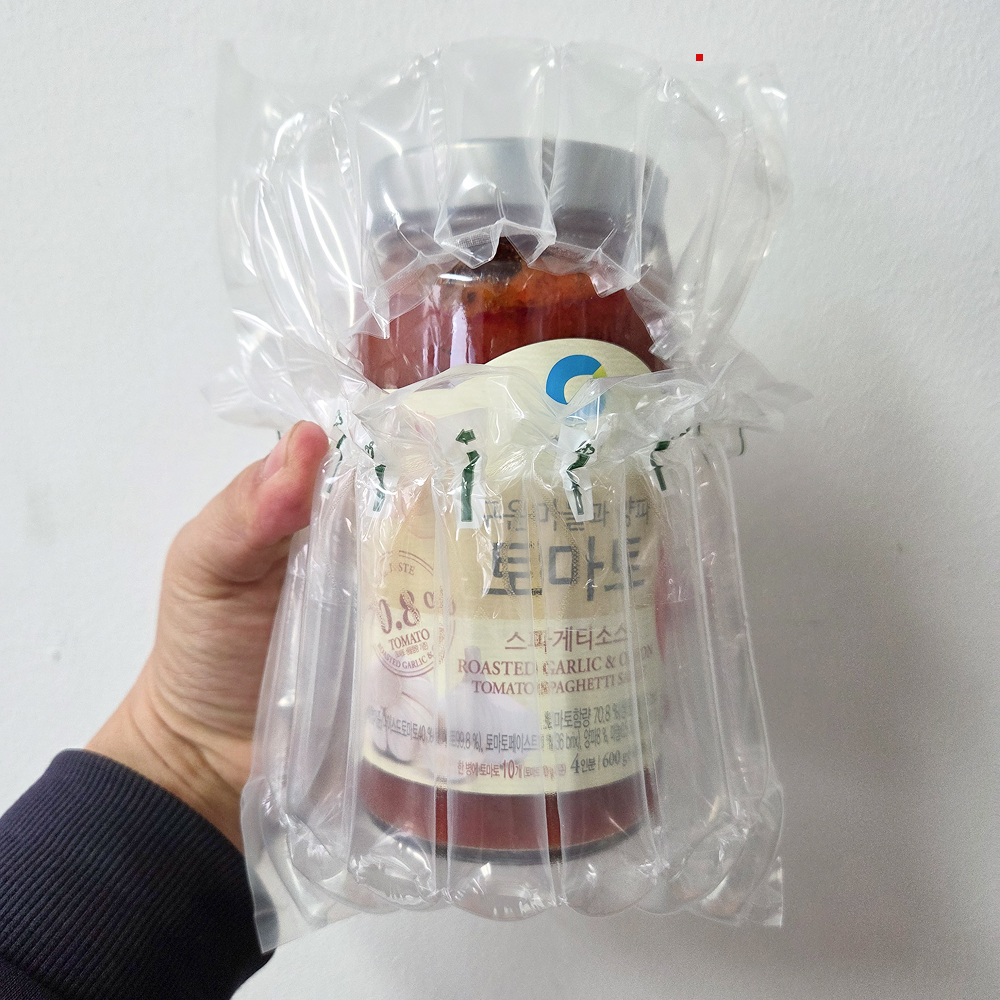 (킹패킹) 유자차 스파게티 소스 딸기잼 유리병 포장 에어셀 50P 제품보호 완충재 포장용 - 상세 이미지 2