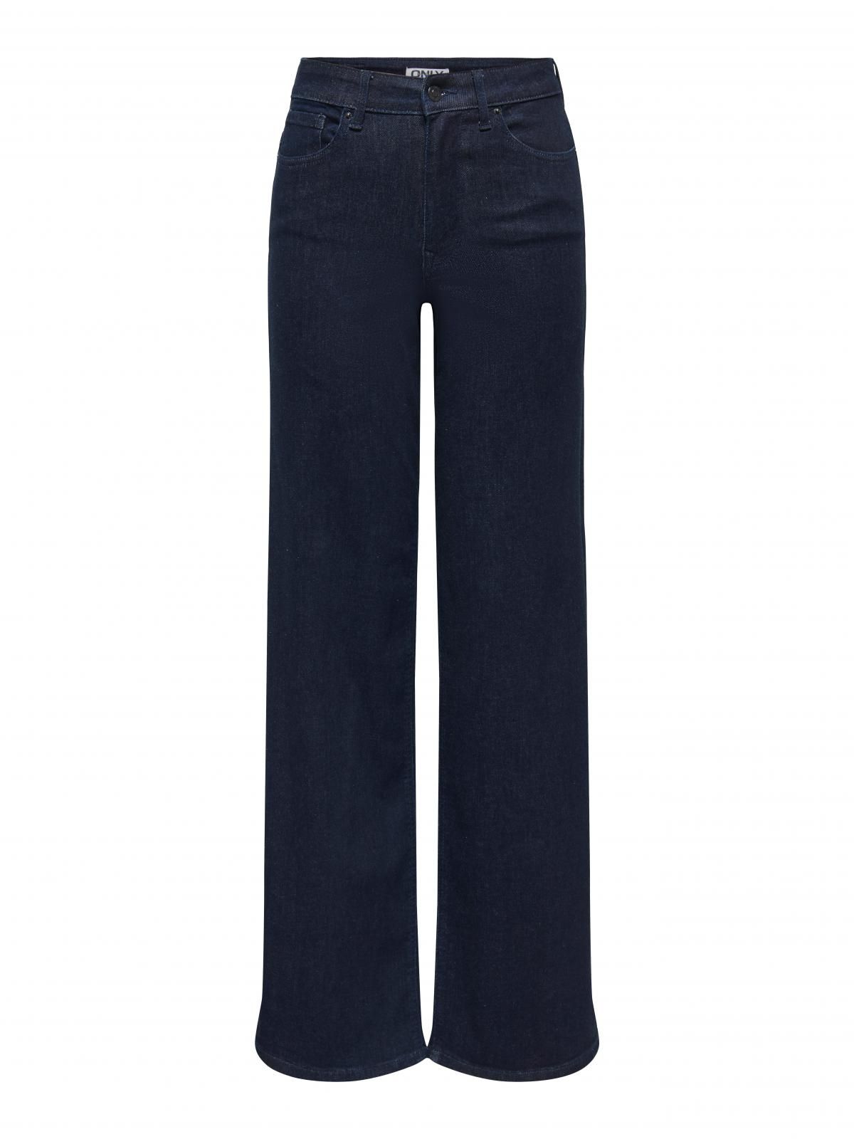 온리 하이웨이스트 데님 와이드핏 청바지 15366663_2114_1249192 BLUE / DARK BLUE DENIM - 상세 이미지 3