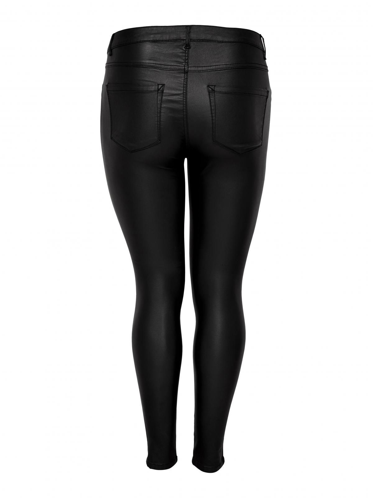 온리 플러스사이즈 스키니핏 블랙 데님진 15174940_2161 BLACK / BLACK - 상세 이미지 4