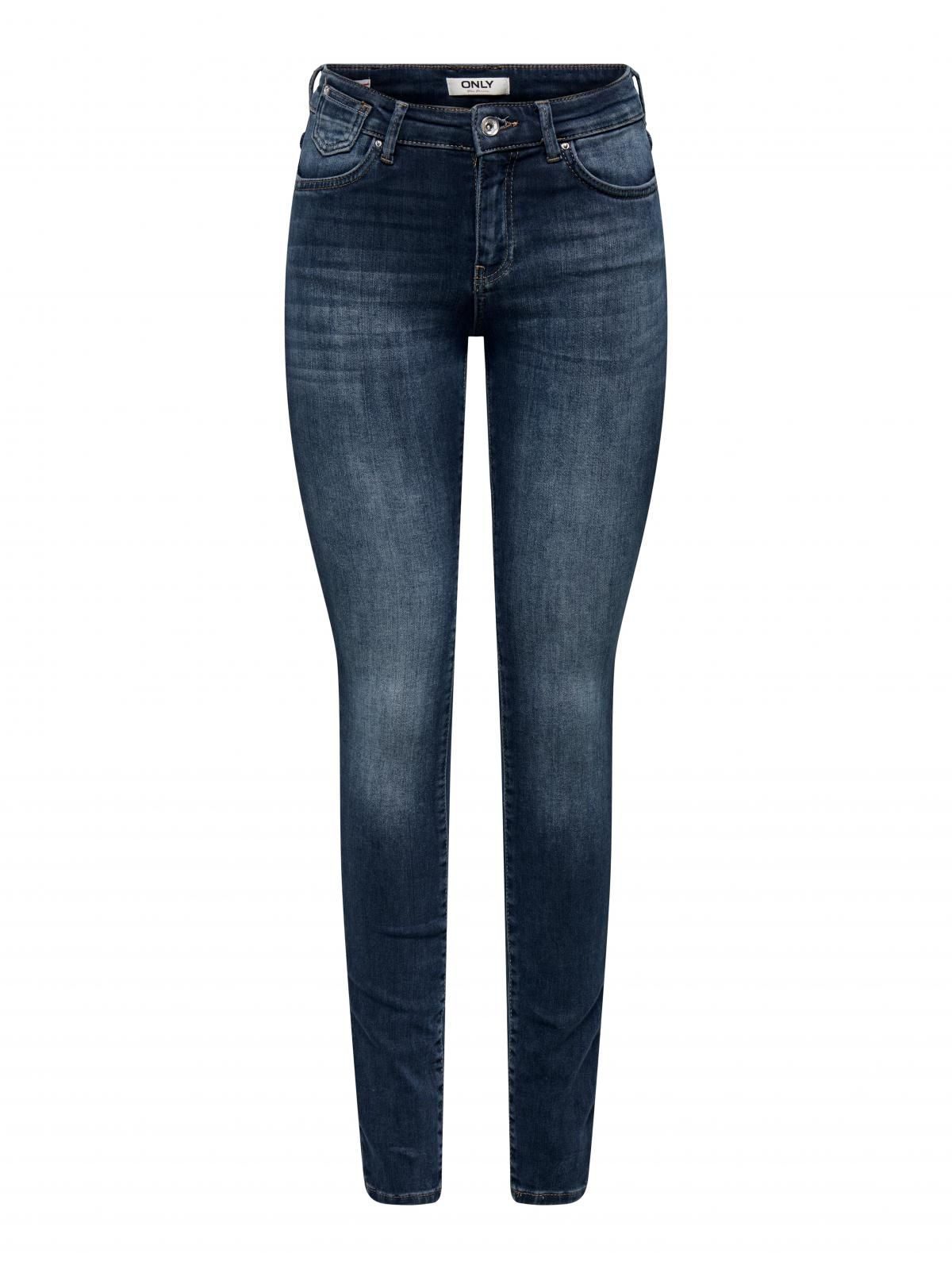 온리 이태리 데님 미드웨이스트 스키니핏 진 15327223_6603 BLACK / BLUE BLACK DENIM - 상세 이미지 3