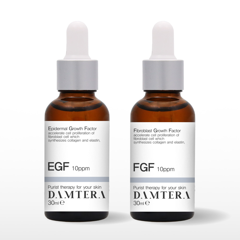 담테라 EGF FGF 10ppm 앰플 원액 30ml 2종세트 - 상품 이미지