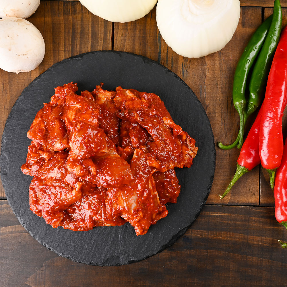 육일품 춘천식 양념 순살닭갈비 400g 닭볶음 - 상세 이미지 2