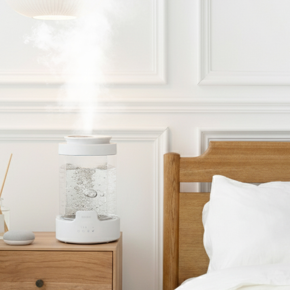 아이리버 가열식 가습기 물멍 스테인리스 급속가열 3L 신생아 아기 대용량 올스텐 JS03A