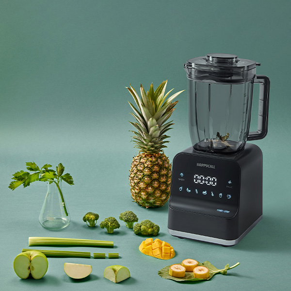 [상품권 이벤트] 해피콜 믹서기 미니 블렌더 브리즈탭 이유식 얼음분쇄 차콜그레이