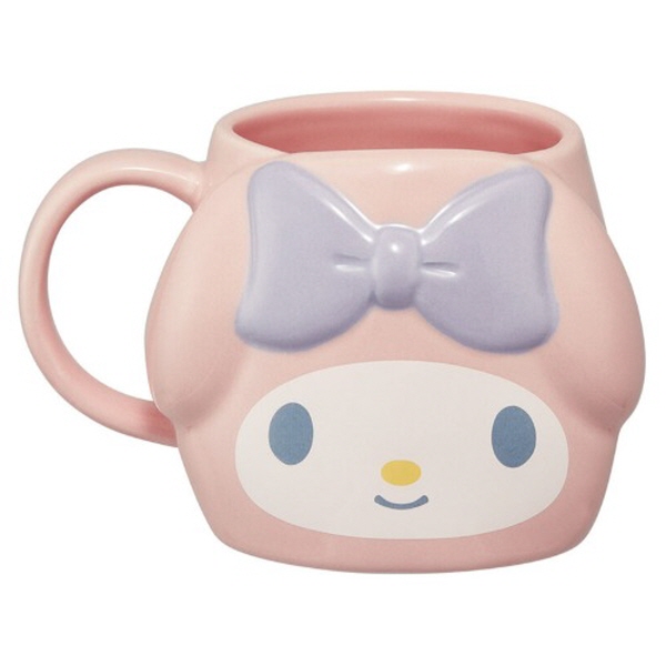 마이멜로디 입체 도자기 머그컵 대 390ml - 상품 이미지