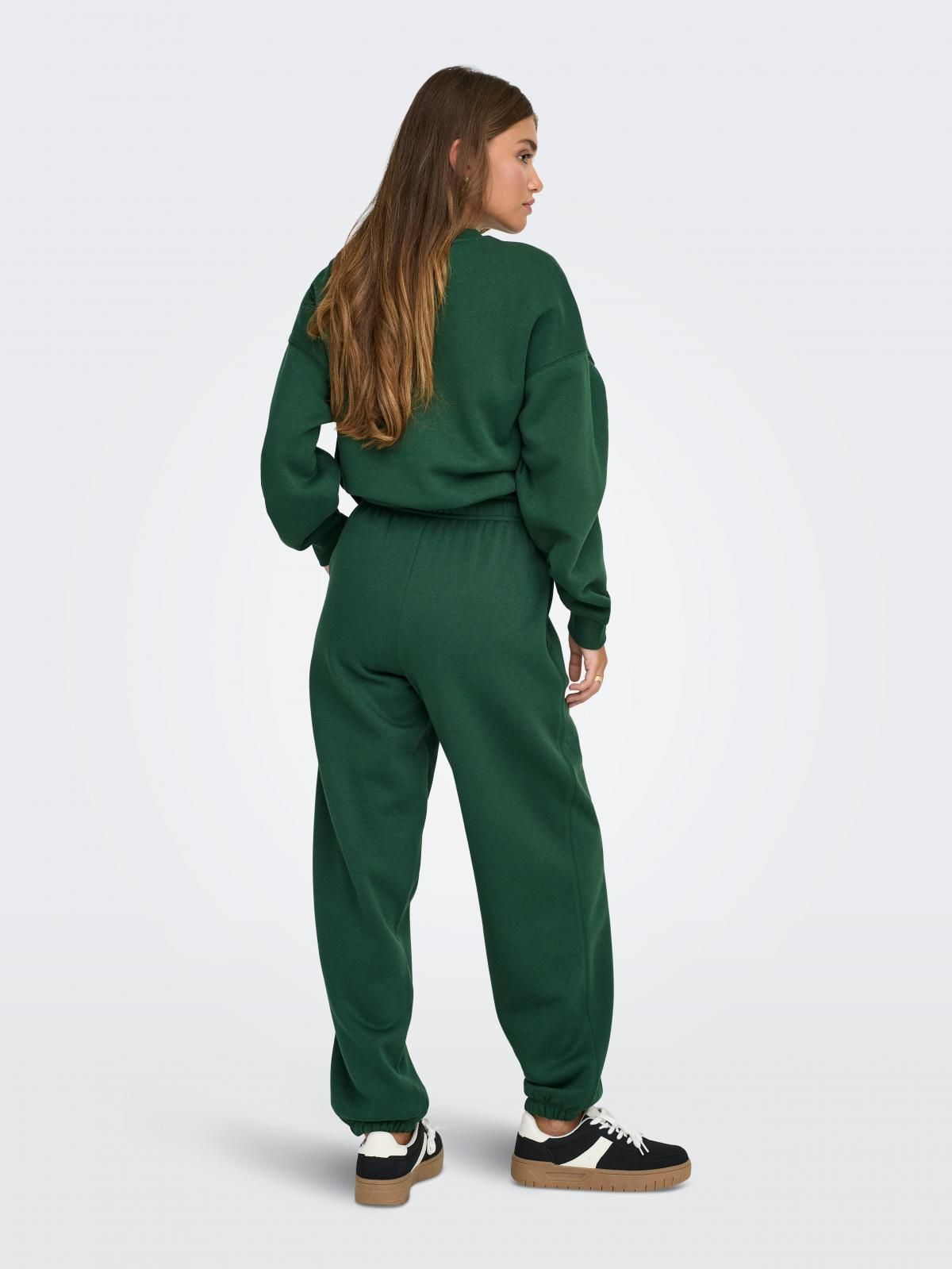 온리 와이드핏 테크니컬 스웨트팬츠 밴딩 조거 15357504_1626 GREEN / PINENEEDLE - 상세 이미지 2