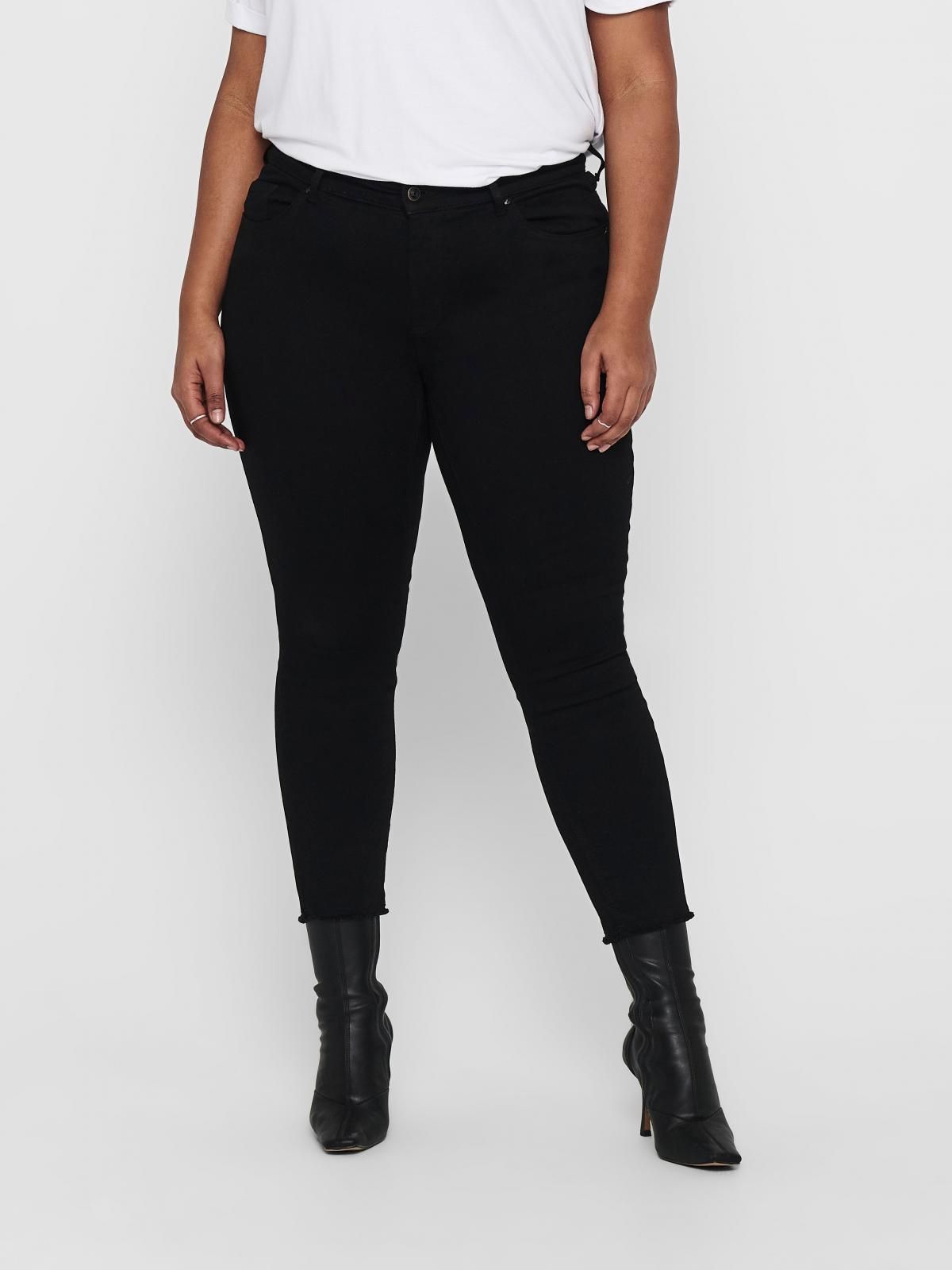 온리 테크니컬 블랙 스키니핏 데님 팬츠 15224615_2161 BLACK / BLACK - 상품 이미지