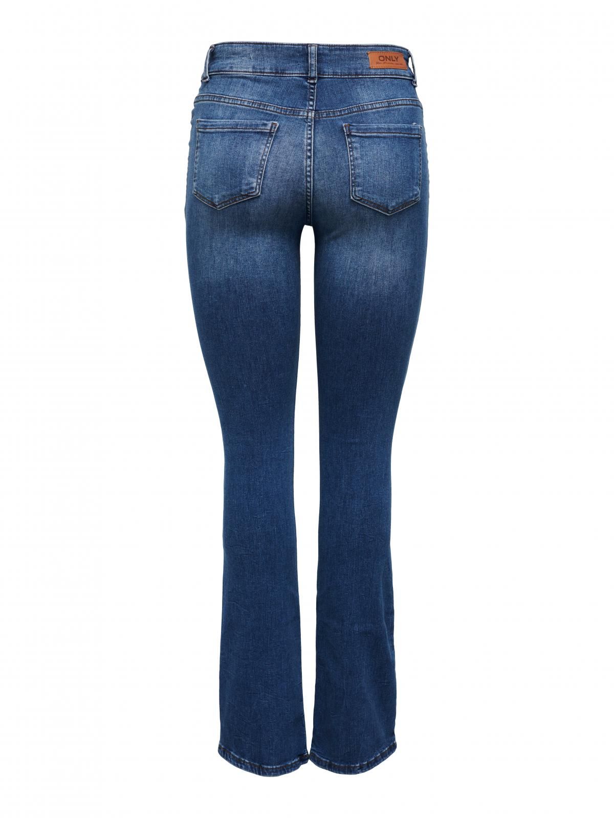 온리 스위트 플레어드핏 데님 부츠컷 청바지 15281334_2114 BLUE / DARK BLUE DENIM - 상세 이미지 4