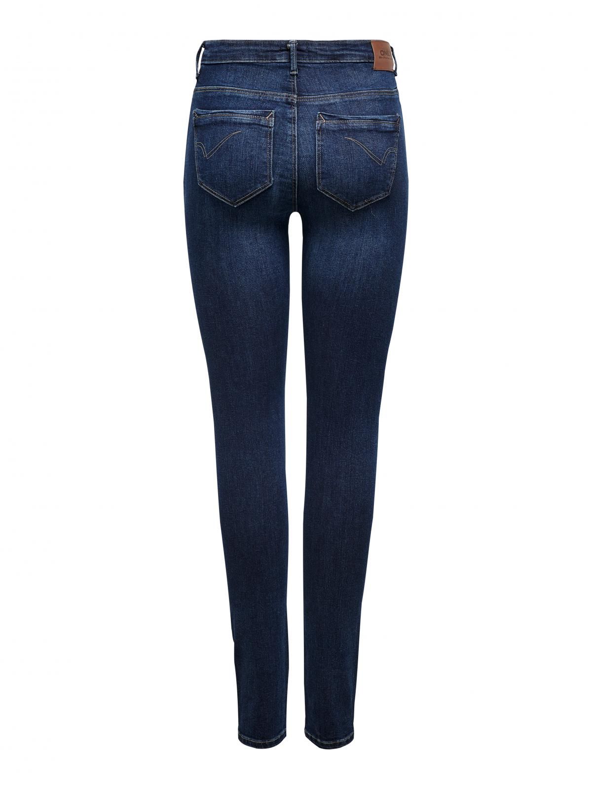 온리 하이웨이스트 스키니핏 데님 여성 청바지 15370809_2114 BLUE / DARK BLUE DENIM - 상세 이미지 4