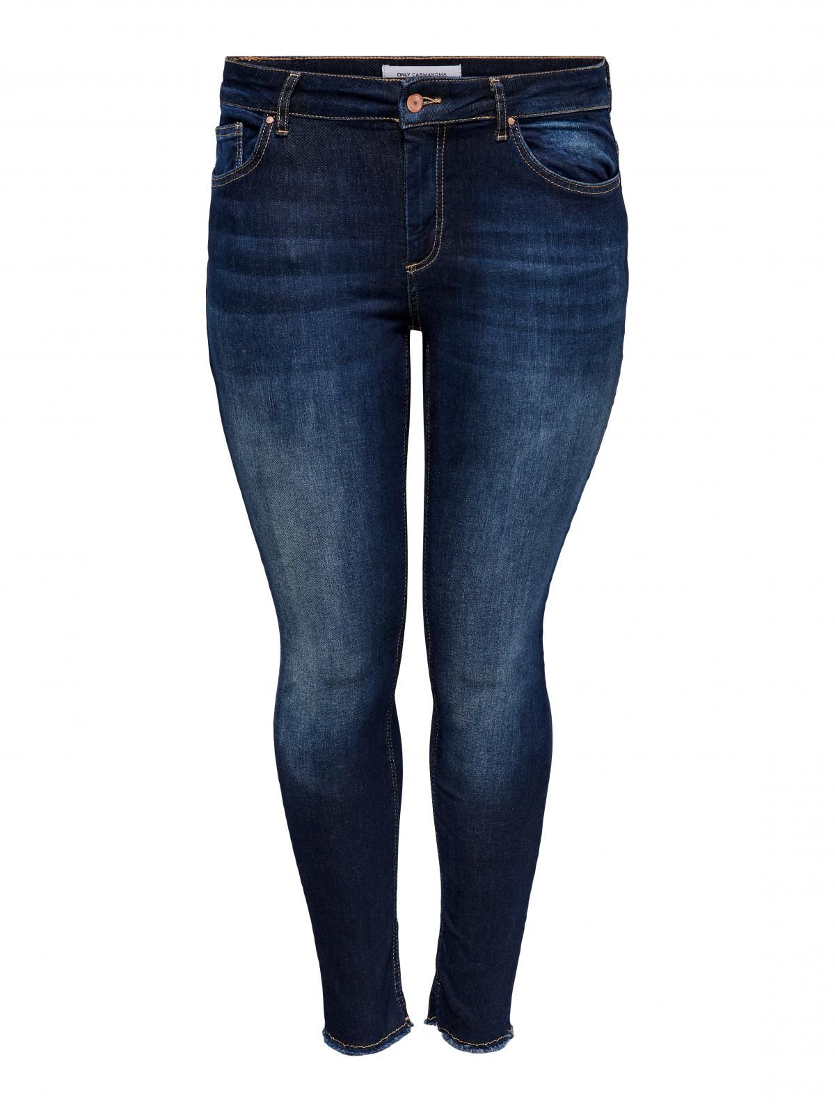 온리 진청 레귤러웨이스트 스키니핏 청바지 15212253_2114 BLUE / DARK BLUE DENIM - 상세 이미지 3