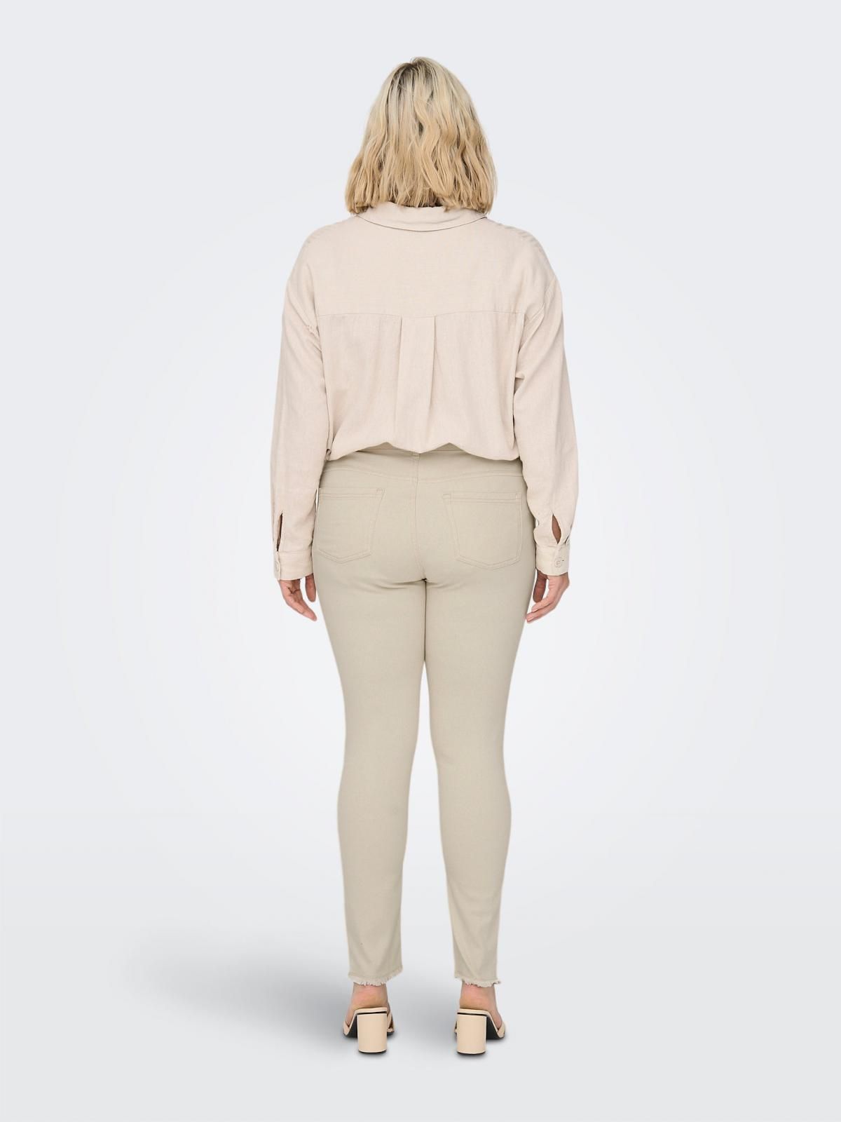 온리 테크니컬 슈퍼스트레치 스키니핏 데님 팬츠 15284673_43 ROSE / ECRU - 상세 이미지 2