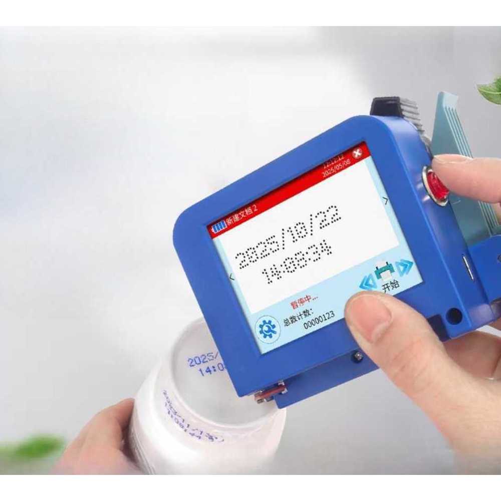 마킹기 휴대용 유통기한 식품 포장용 날짜 인쇄기 풀스크린 잉크젯 - 상세 이미지 2