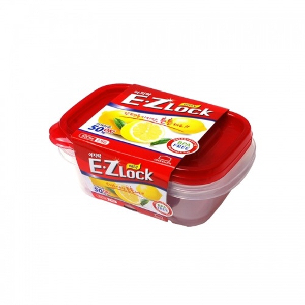 뉴이지락 간편용기 직사각 520mlx2p - 상품 이미지