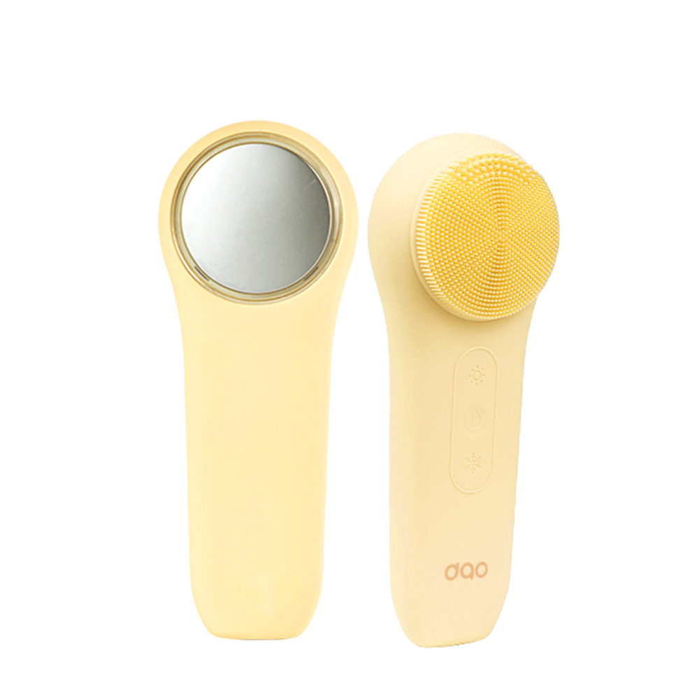 글로우텀 진동클렌저 LED테라피 온열 쿨링 실리콘브러쉬 진동세안기 피지제거 모공 클렌징