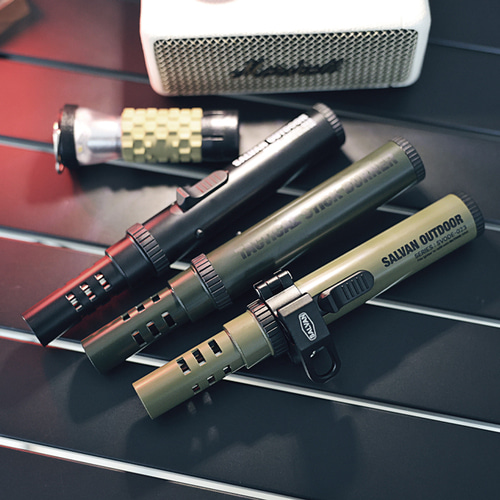 살반 택티컬 캠핑 토치 가스 휴대용 요리용 미니토치