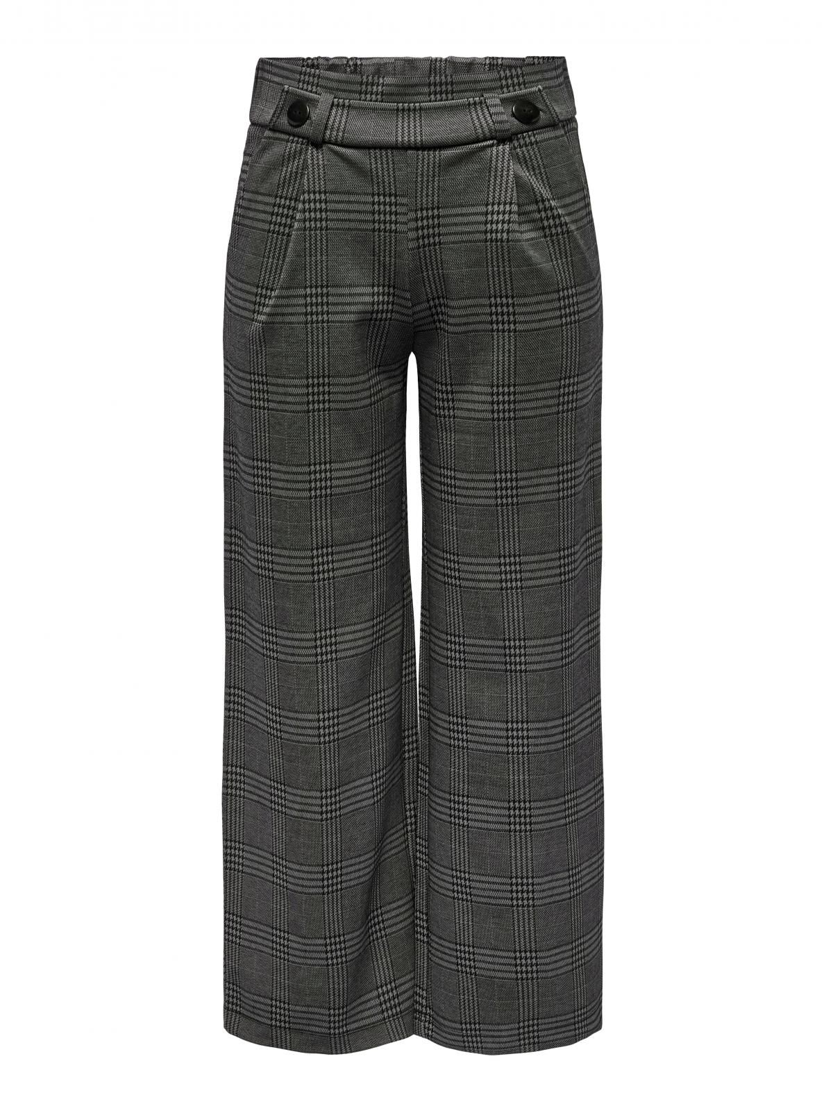 제이디와이 체크 하이웨이스트 와이드 팬츠 15242797_3923_1148163 GREY / GRANITE GREY - 상세 이미지 3