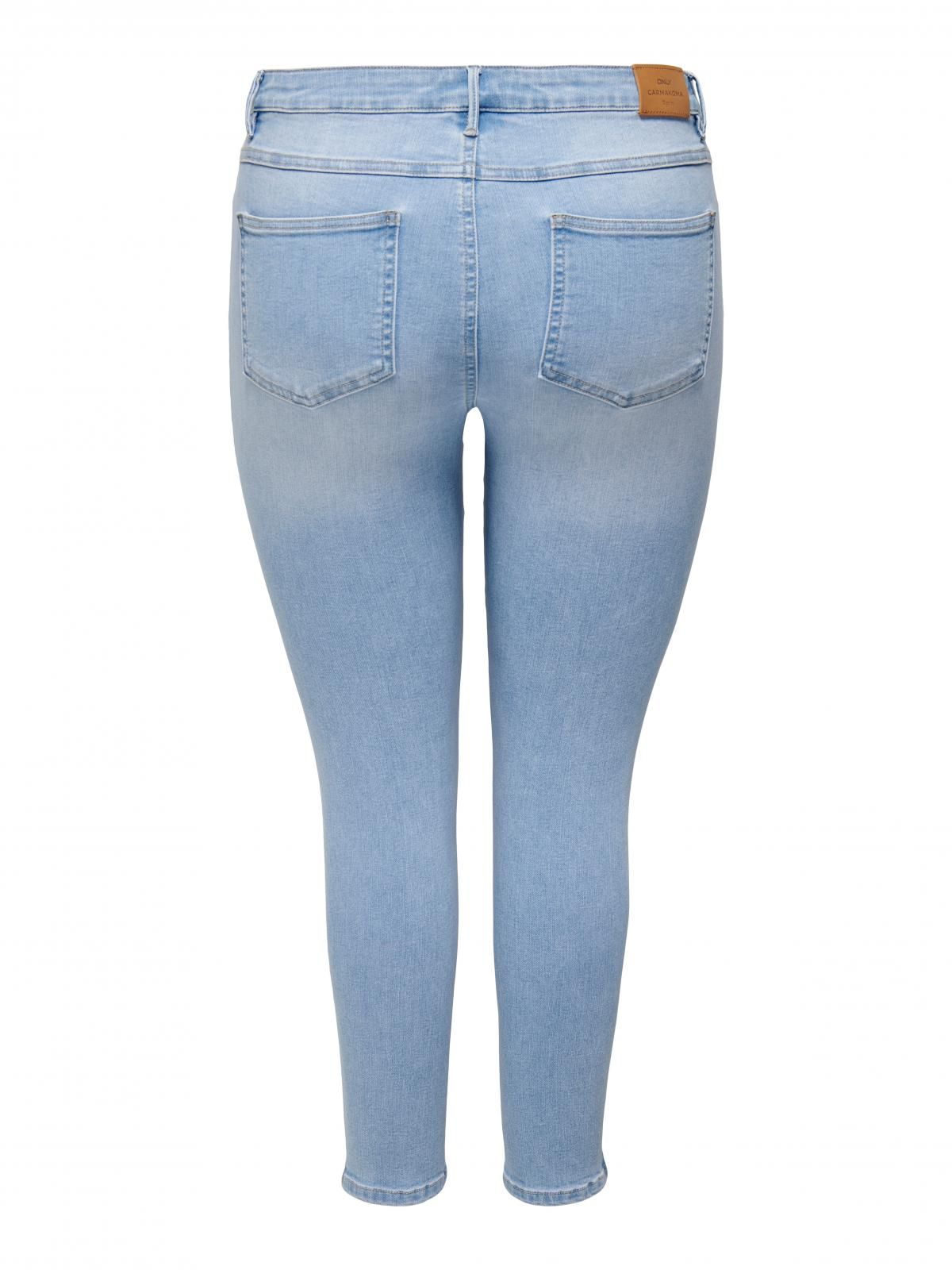 온리 연청 미드웨이스트 테크니컬 스키니핏 진 15304762_2116 BLUE / LIGHT BLUE DENIM - 상세 이미지 4