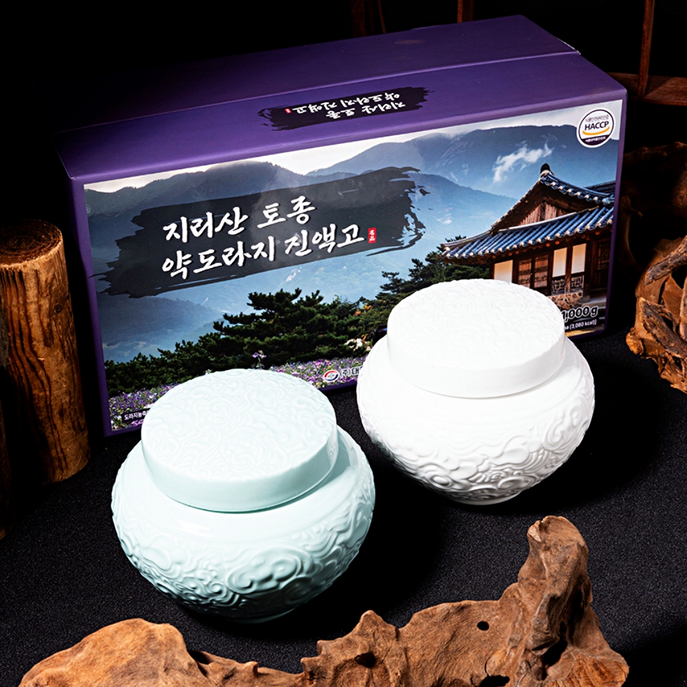 지리산 토종 약도라지 진액고 500g 1통 김오곤 국산 도라지청 사포닌 진한 약도라지청 이미지 3