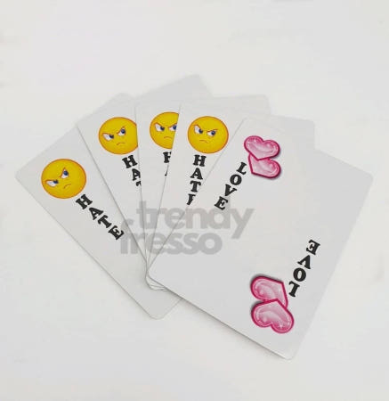 [트렌디프레소협력사]노드룸 미움 사랑 교체카드 포커사이즈 마술 체인지카드 체인지 hate