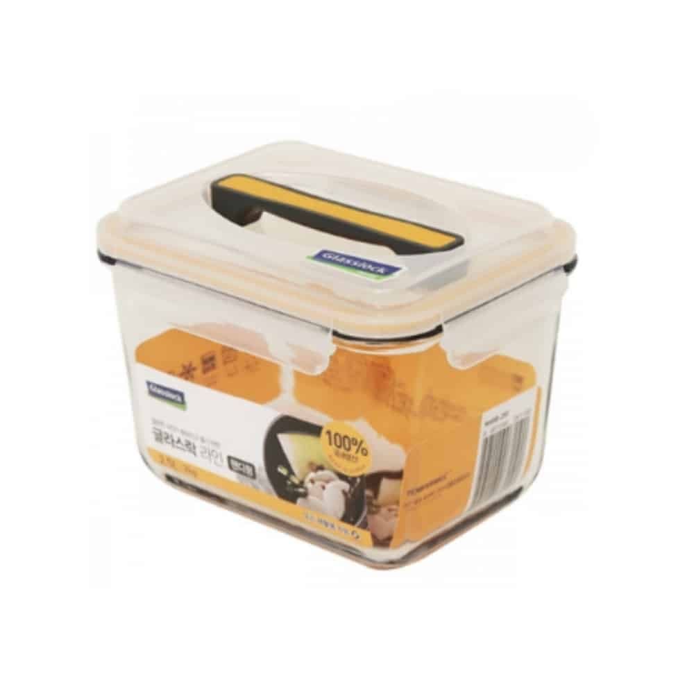 반찬통 냉장고밀폐용기 글라스락 핸디형 2500ml - 상품 이미지