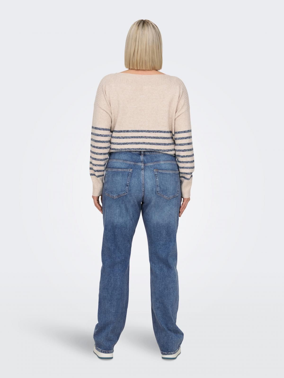 온리 데님 미드웨이스트 부츠컷 진 15315652_2115 BLUE / MEDIUM BLUE DENIM - 상세 이미지 2