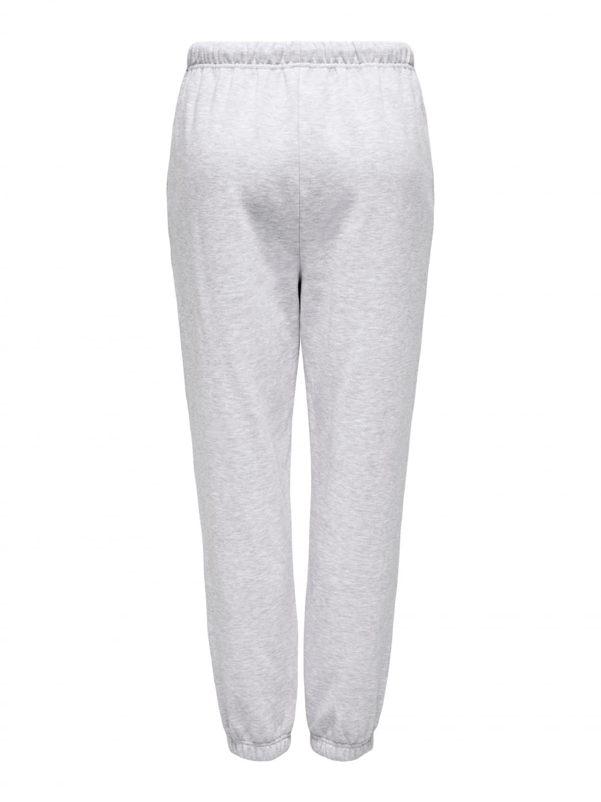 온리 그레이 스트레치 레귤러핏 조거팬츠 15321402_2381 GREY / LIGHT GREY MELANGE - 상세 이미지 4