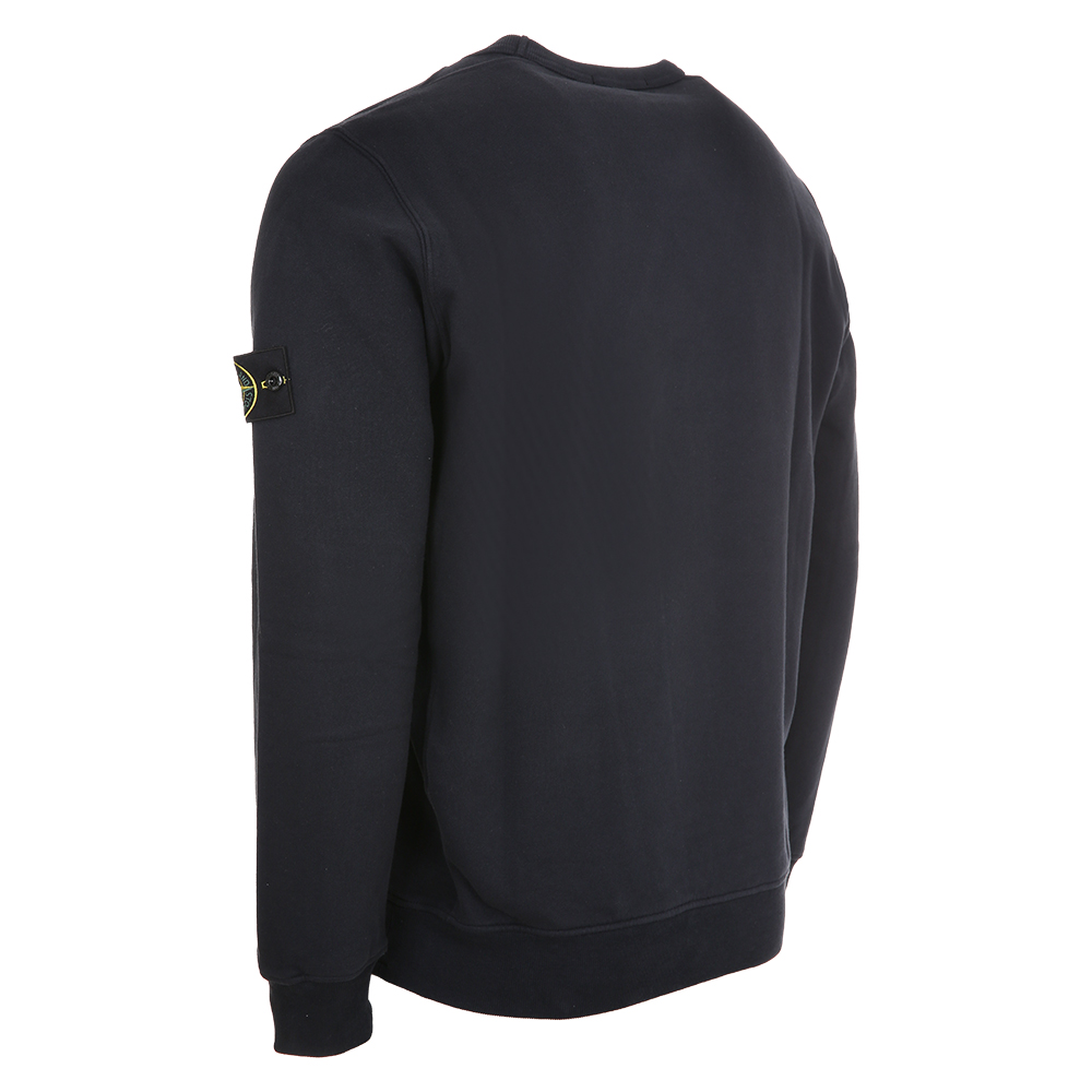 스톤아일랜드 와펜 오가닉 코튼 네이비 맨투맨 811562420 V0020 (2024 F/W) XXL - 상세 이미지 4