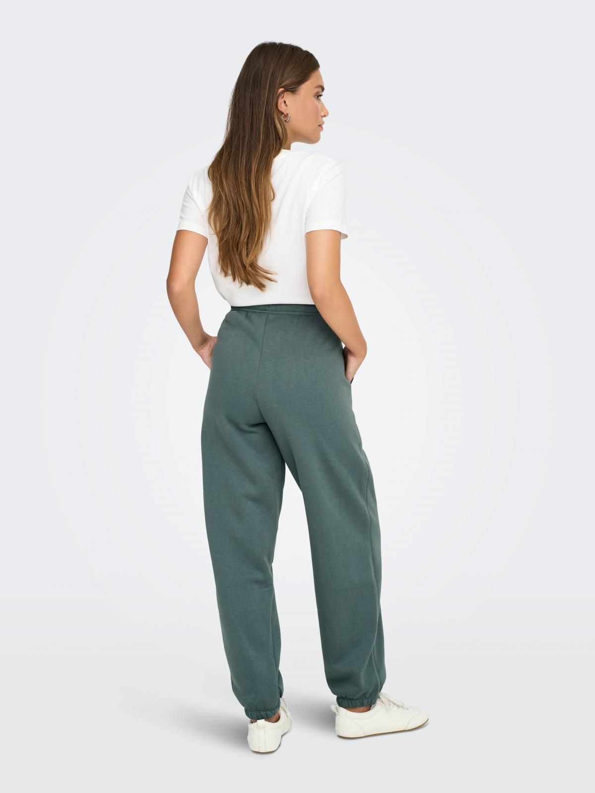 온리 와이드핏 테크니컬 스웨트팬츠 15357504_1469 GREEN / BALSAM GREEN - 상세 이미지 2