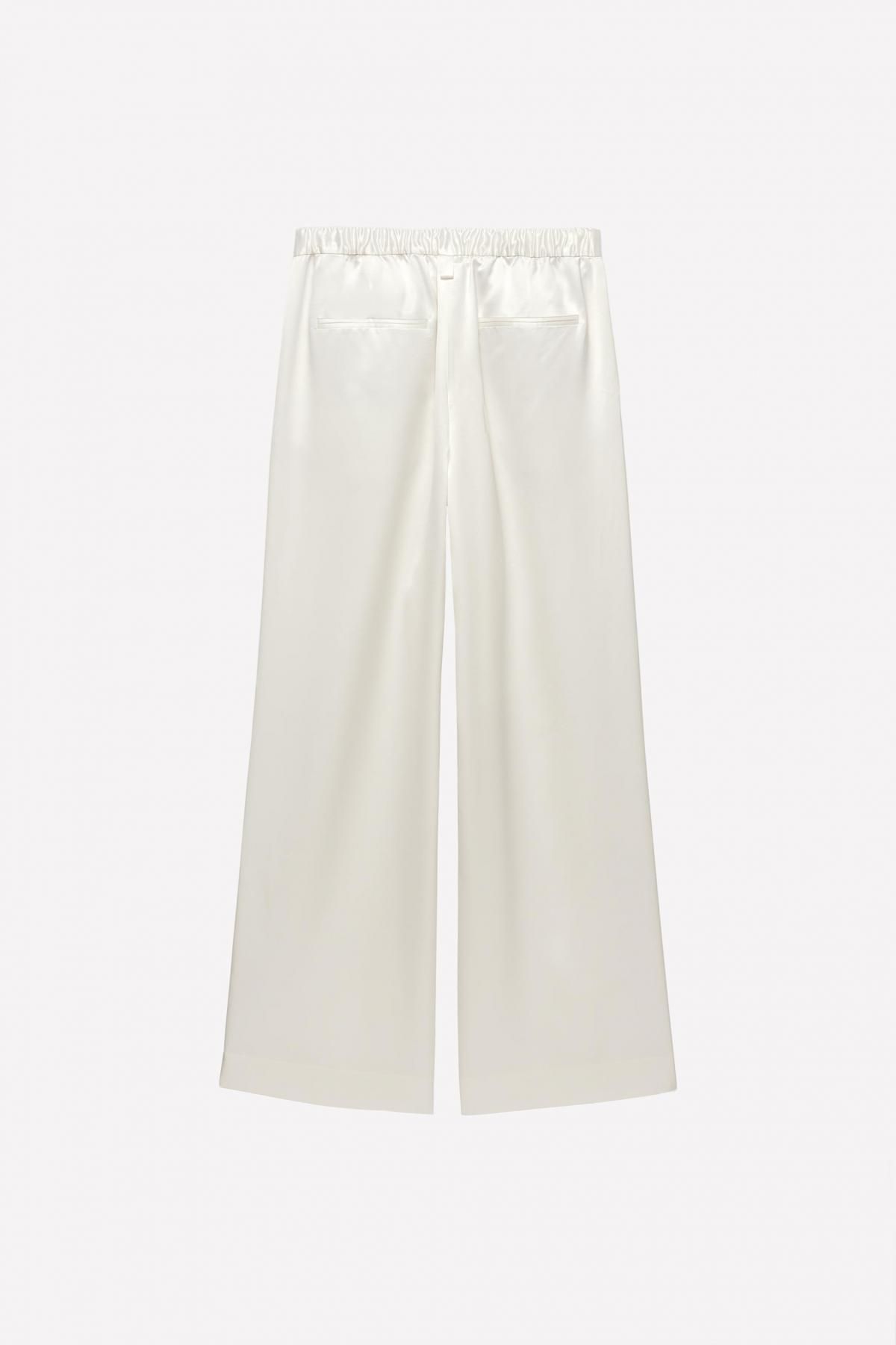 자라 새틴 와이드 팬츠 X 루도빅 드 생 세르냉 9118/604 ECRU - 상세 이미지 3