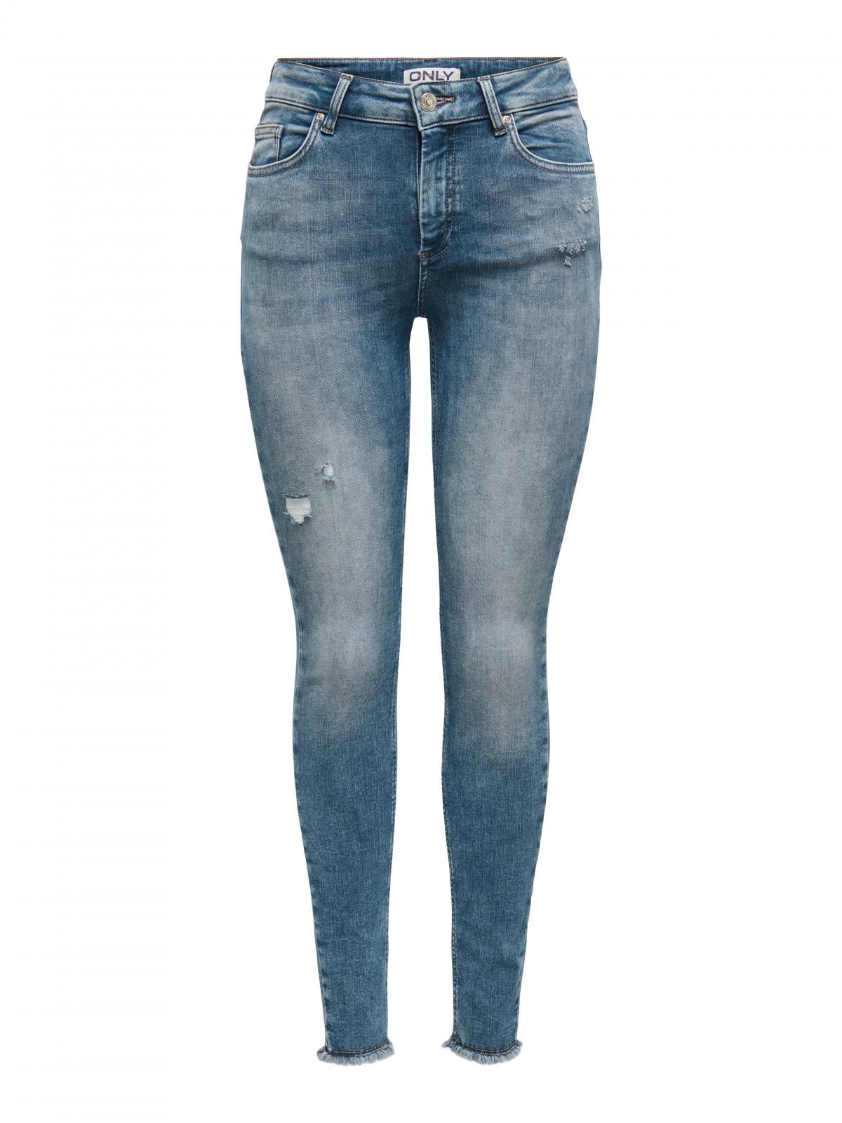 온리 데님 미드웨이스트 스키니핏 진 15336681_7026 BLUE / SPECIAL BLUE GREY DENIM - 상세 이미지 3