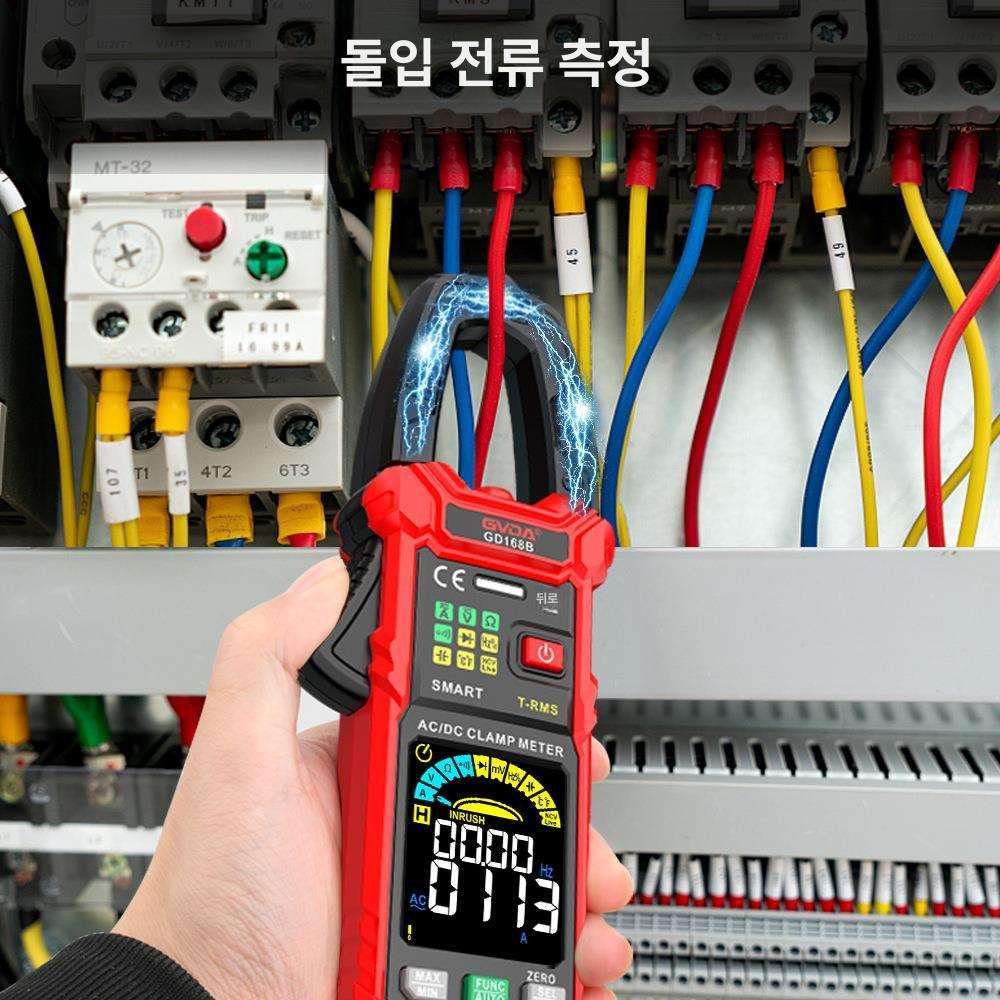 고정밀 클램프 멀티미터 스마트 다기능 전류계 전압계 측정기 GD166 A - 상세 이미지 2