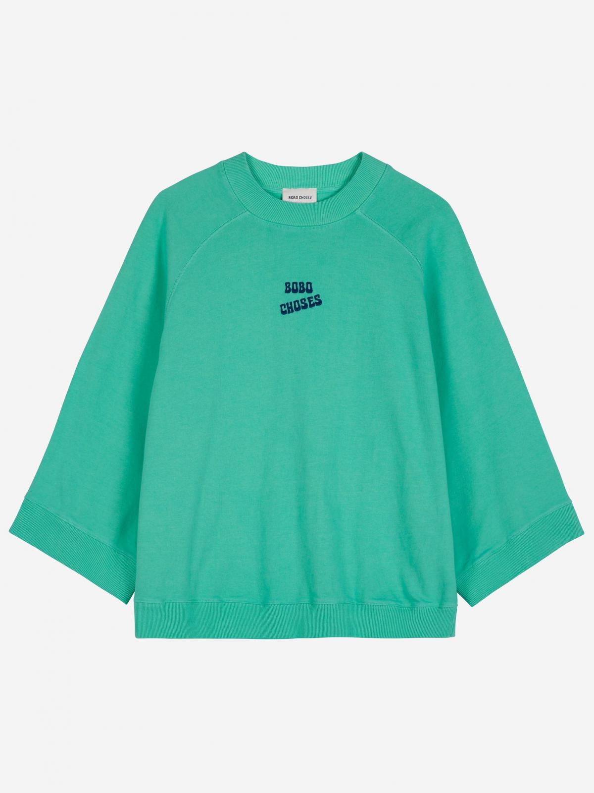 보보쇼즈 박시핏 라운드넥 반팔 티셔츠 민트 124TD002 ONE COLOR - 상품 이미지