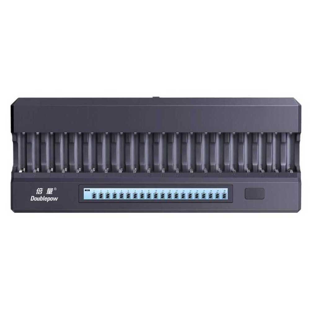 건전지 충전기 AA 배터리 충전지 급속 대량 LCD 20구 - 상품 이미지