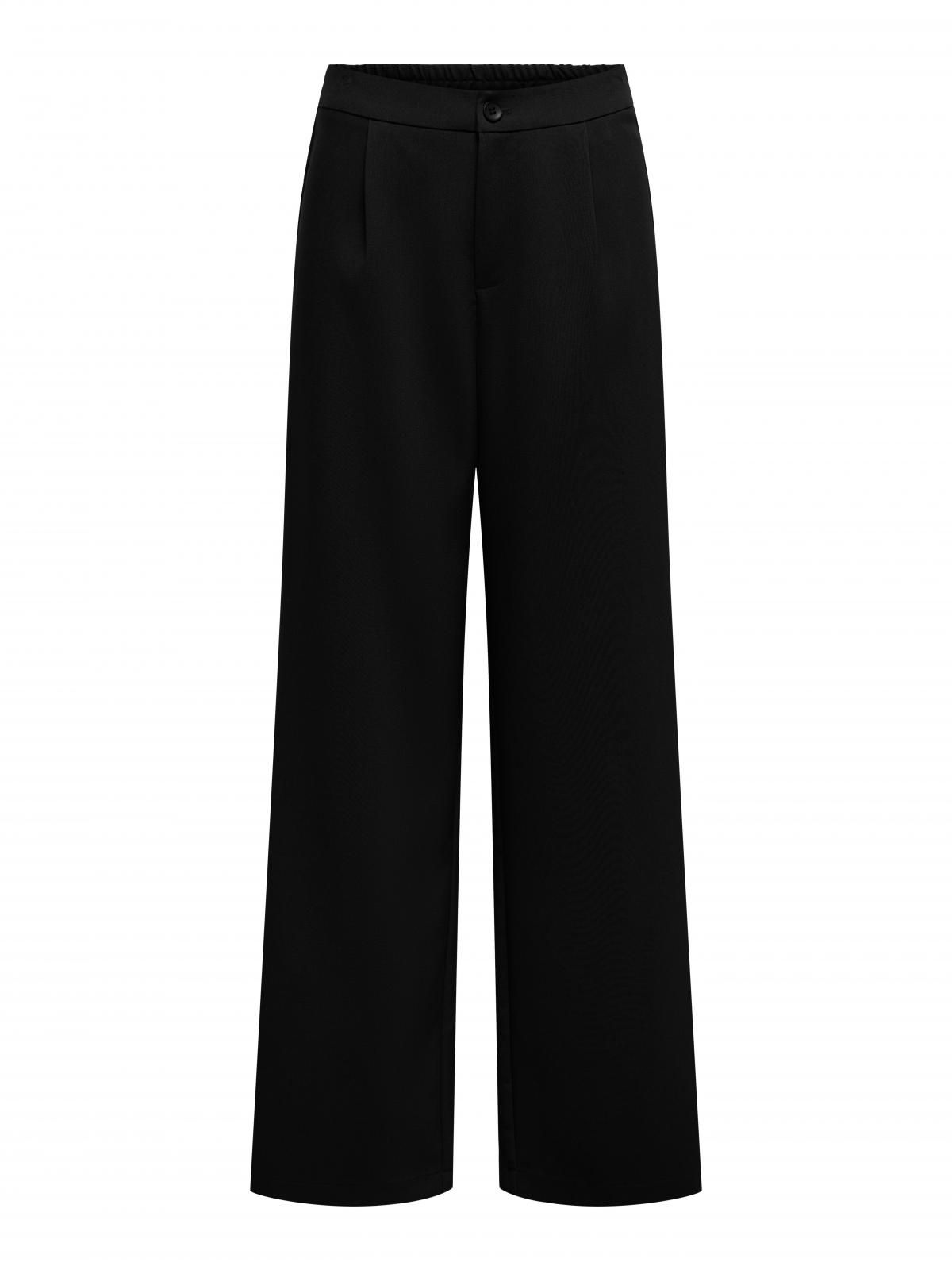 온리 와이드핏 테일러드 슬랙스 플리츠 15364069_2161 BLACK / BLACK - 상세 이미지 3