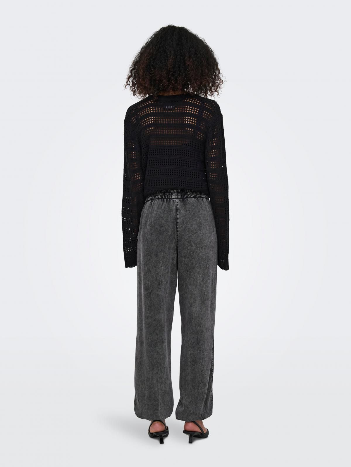 온리 테크니컬 와이드핏 조거 팬츠 15345622_2161_1177576 BLACK / BLACK - 상세 이미지 2