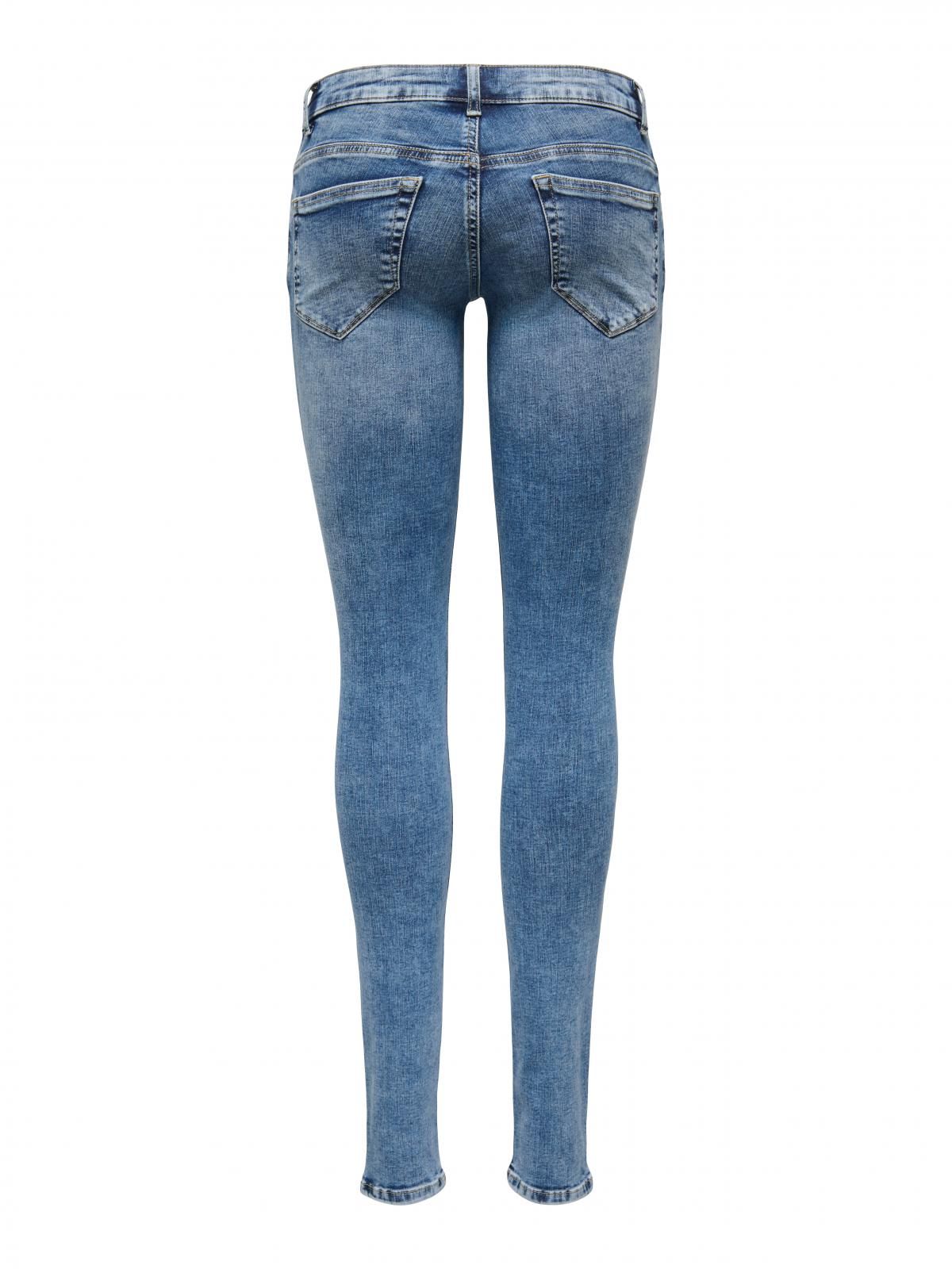 온리 데님 로우웨이스트 스키니핏 청바지 15366667_2115 BLUE / MEDIUM BLUE DENIM - 상세 이미지 4