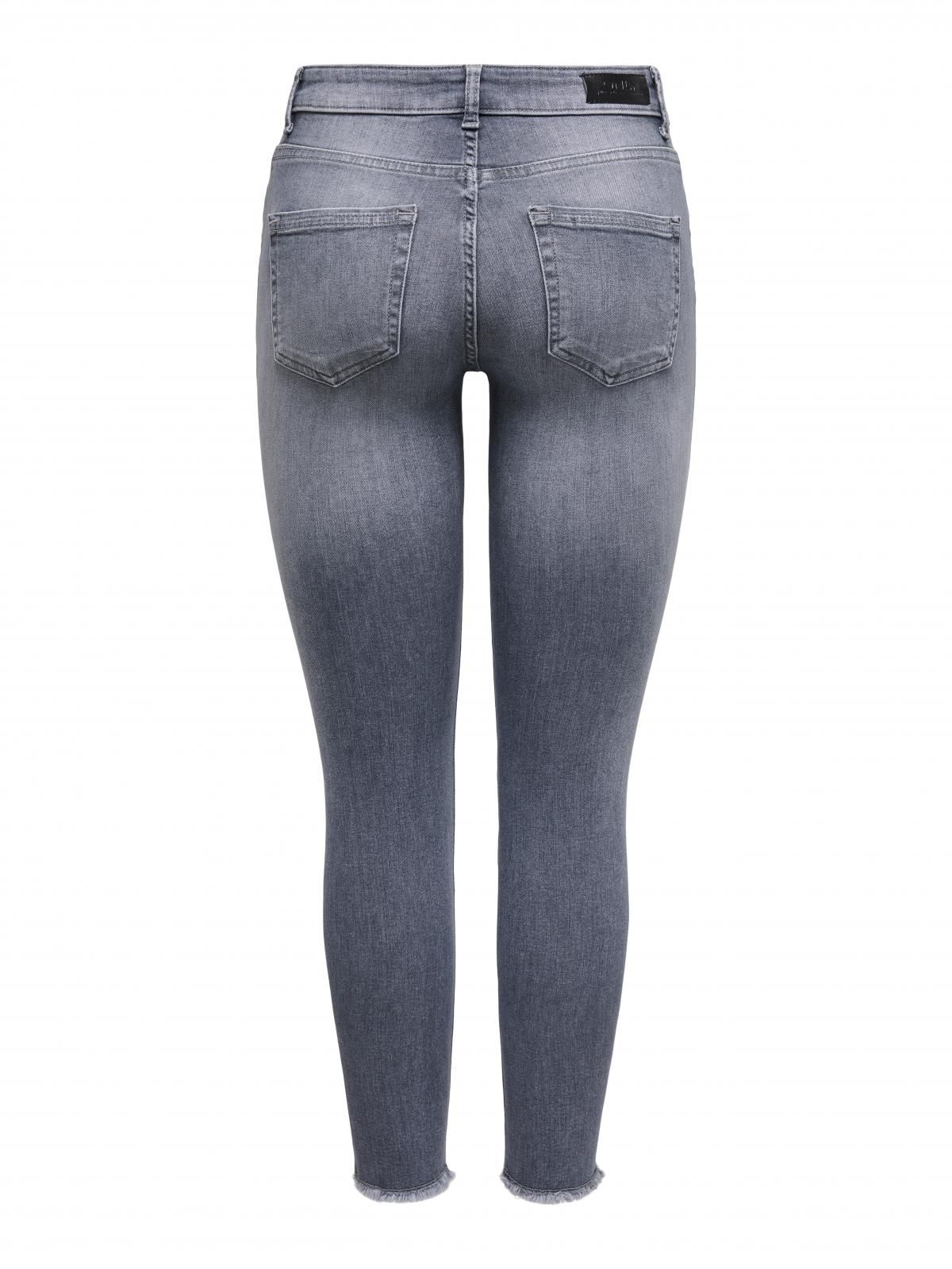 온리 데님 미드웨이스트 스키니핏 앵클진 15337920_2105 GREY / MEDIUM GREY DENIM - 상세 이미지 4